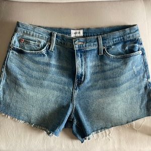 Hudson Distressed jean shorts